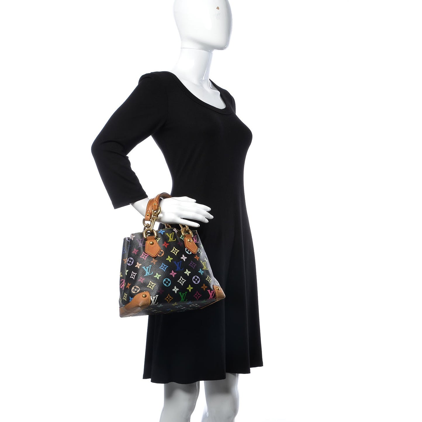 Monogram Multicolor Audra Black