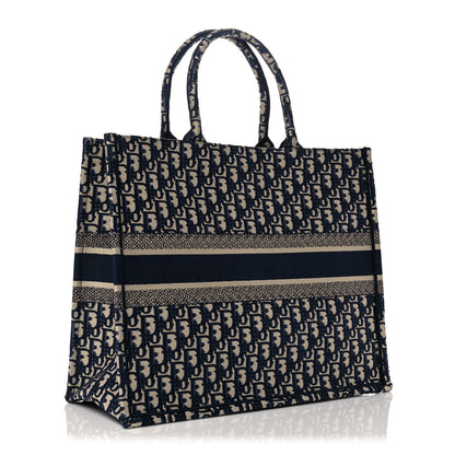 Christian Dior Oblique Book Tote Blue Multicolor 2 of 8