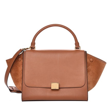 Celine Natural Calfskin Small Trapeze Tan 1 of 11
