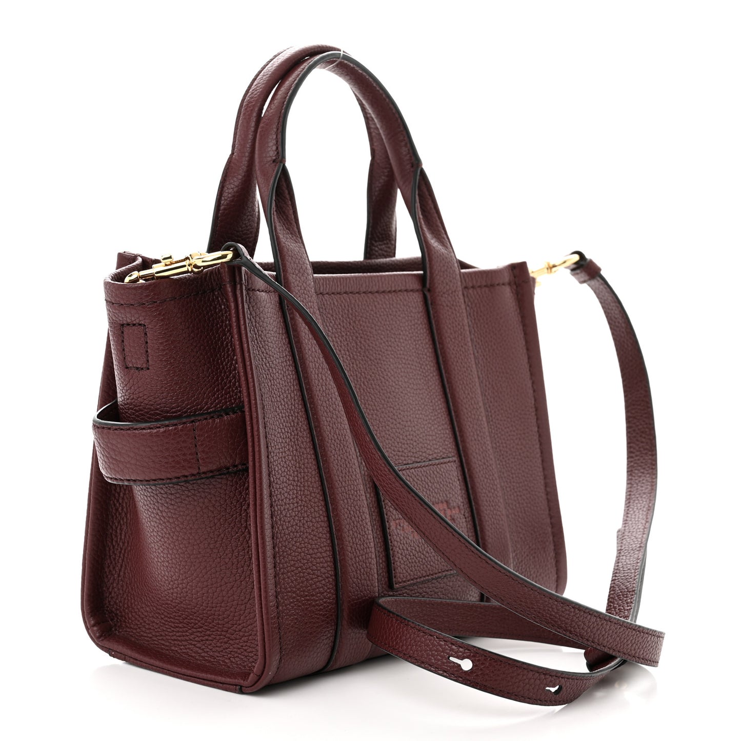 Grained Calfskin Small The Tote Bag Chianti