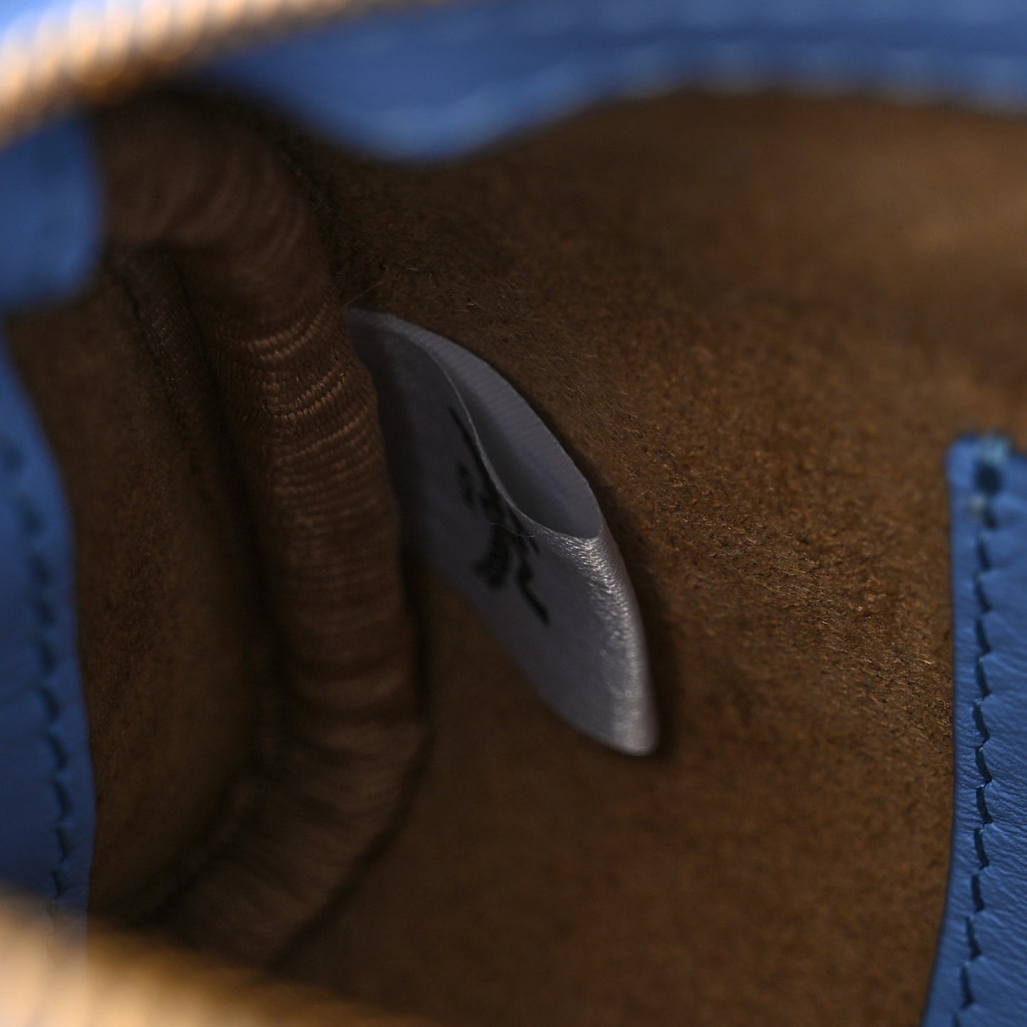 Nappa Maxi Monogram Mini Ella Boston Della Robbia Blue