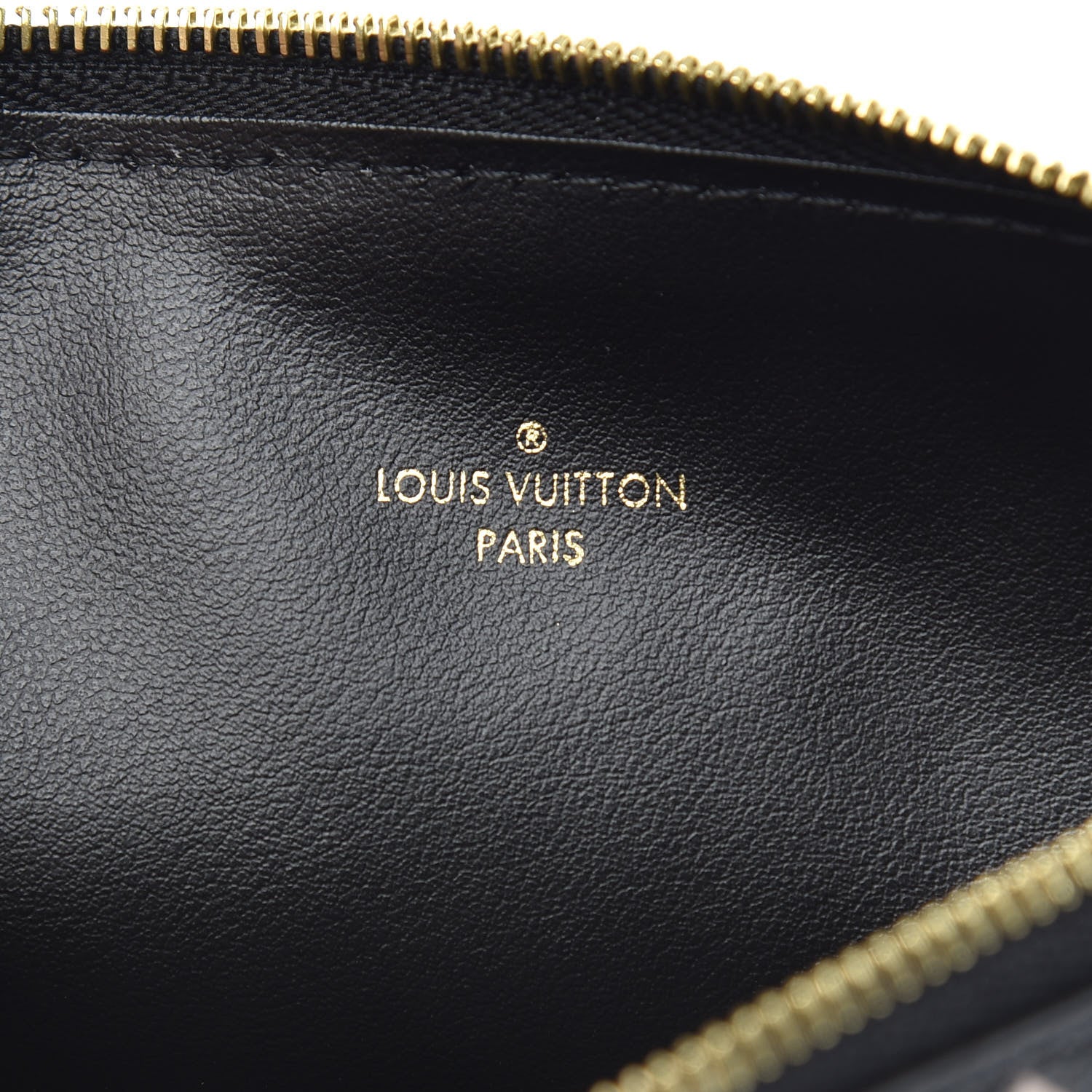 Louis Vuitton Empreinte Monogram Giant Pochette Felicie Zippered Insert Black 6 of 6