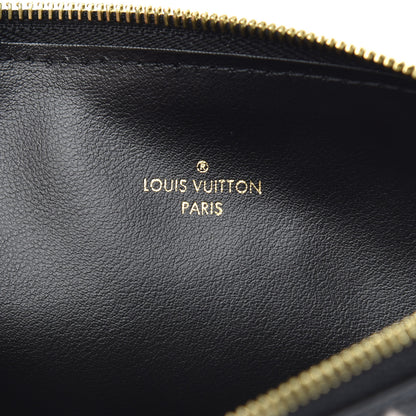 Louis Vuitton Empreinte Monogram Giant Pochette Felicie Zippered Insert Black 6 of 6