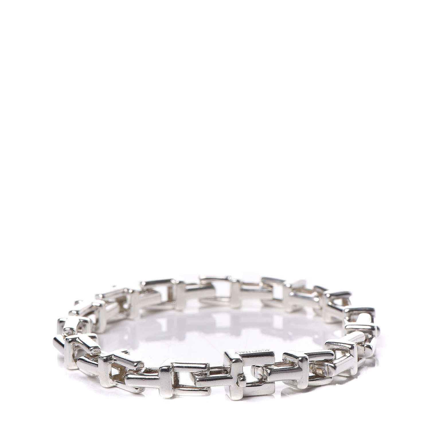 Tiffany Sterling Silver T Chain Bracelet 3 of 6