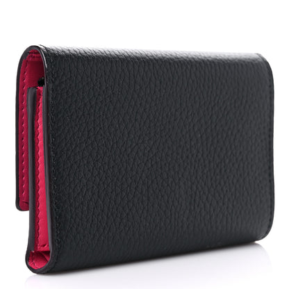 Louis Vuitton Taurillon Capucines Compact Wallet Black 3 of 10
