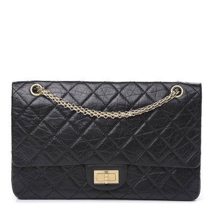 Chanel Aged Calfskin Quilted 2.55 Reissue 227 Flap Black 1 of 12