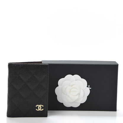 Chanel Caviar Quilted Card Holder Wallet Black 9 of 9
