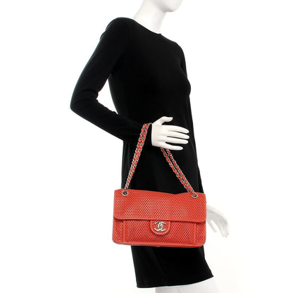 Chanel Perforated Calfskin Up In The Air Flap Red 2 of 8