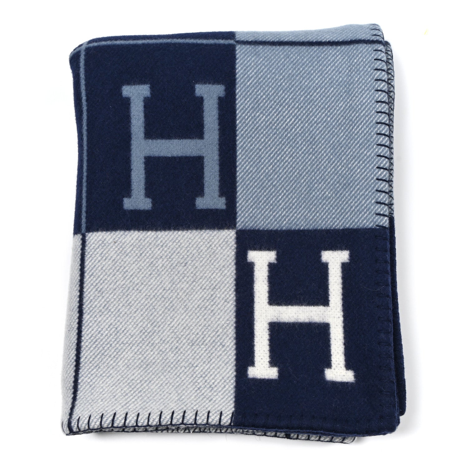 Hermes Wool Cashmere Avalon III Blanket Caban Ecru 1 of 3