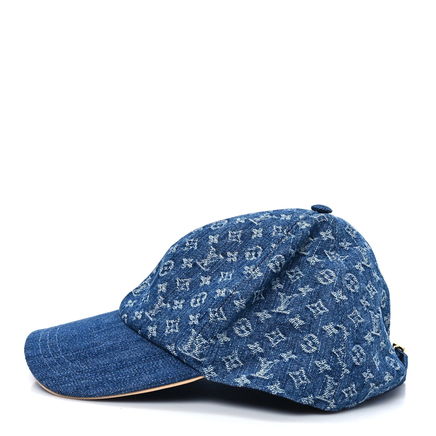 Monogram Denim LV Remix Cap L Blue