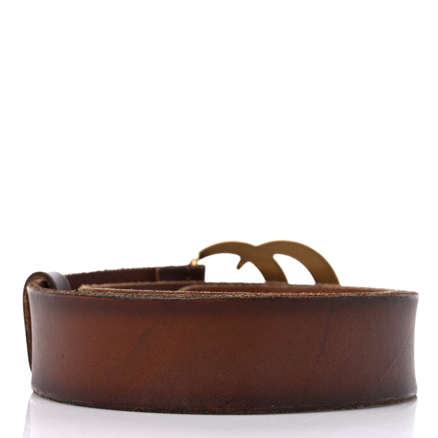 Gucci Faded Calfskin Double G 40mm Belt 75 30 Cuir 2 of 8