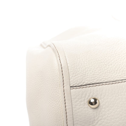 Gucci Pebbled Calfskin Large Soho Shoulder Bag Off White 12 of 15