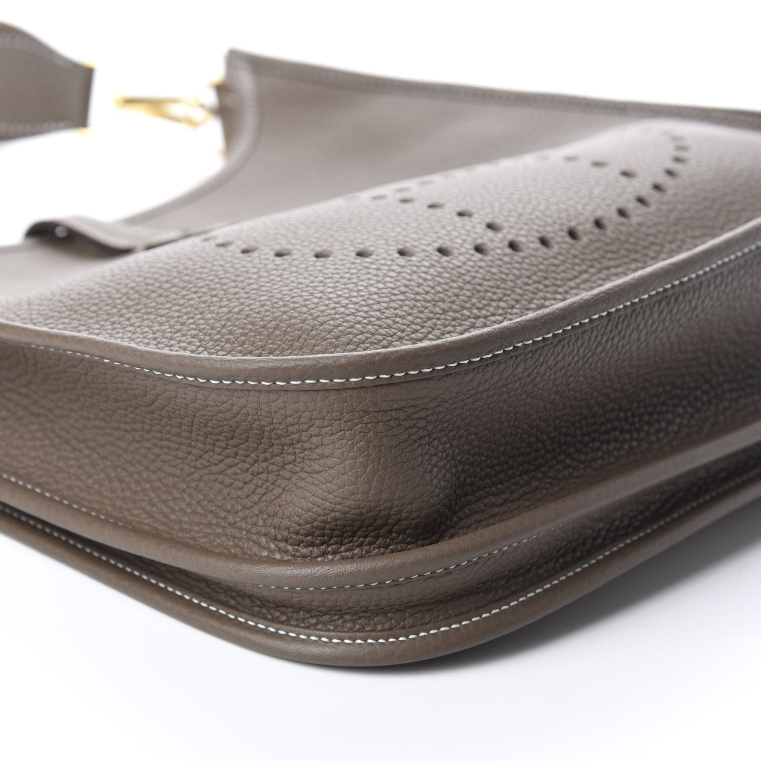 Hermes Taurillon Clemence Evelyne III PM Etoupe 6 of 11