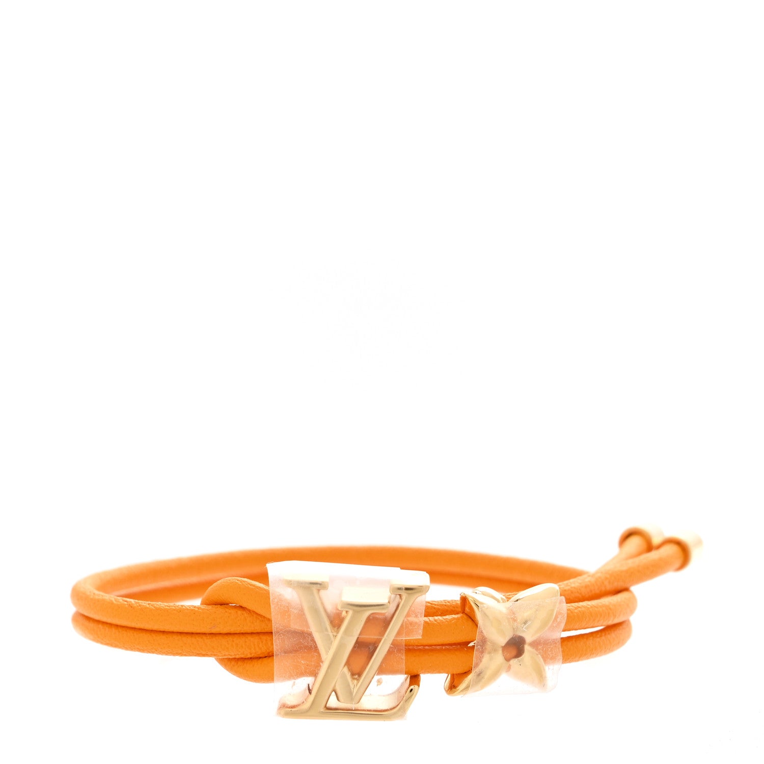 Louis Vuitton Calfskin Bloom Bracelet Safran 1 of 5