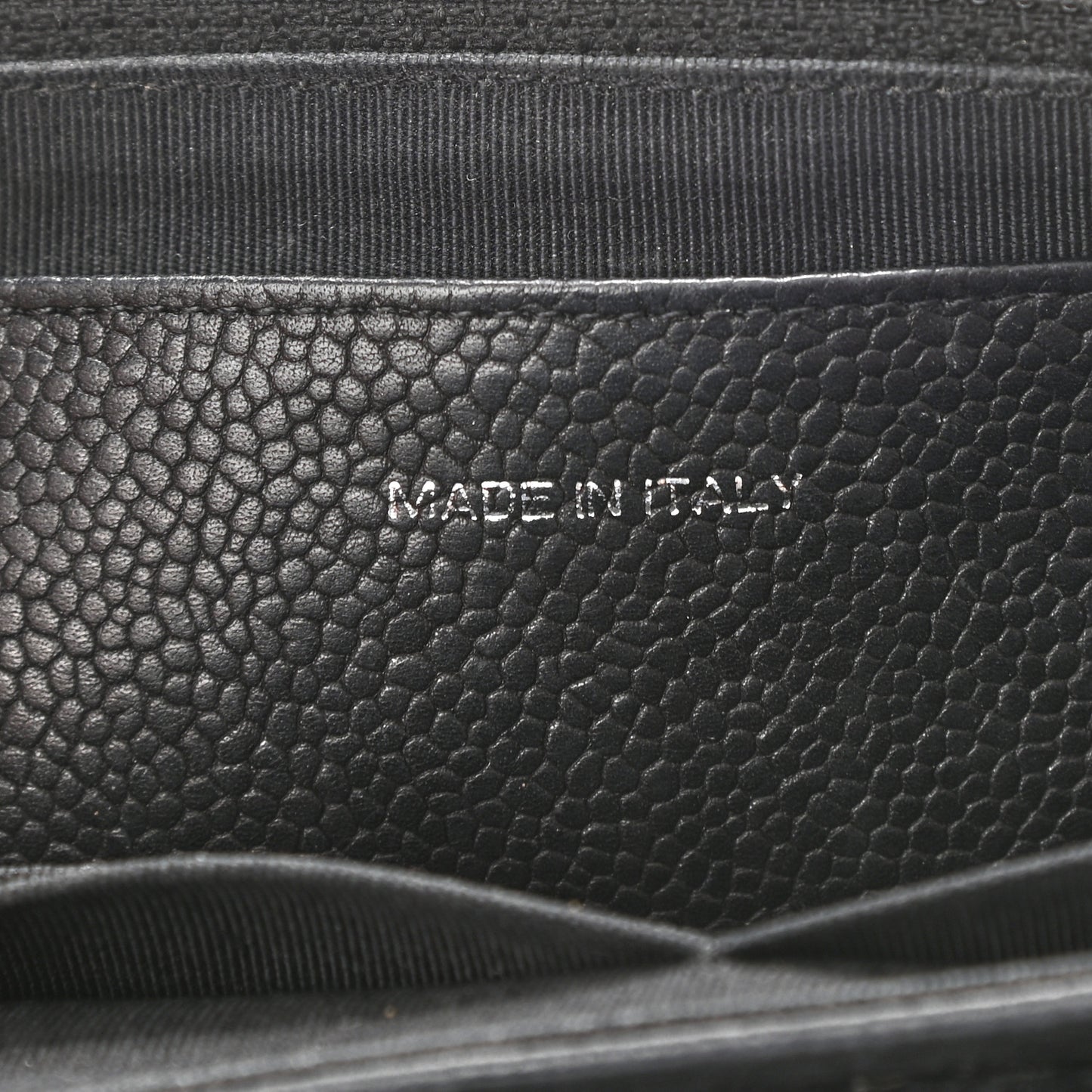 Caviar Half Moon Wallet On Chain WOC Black