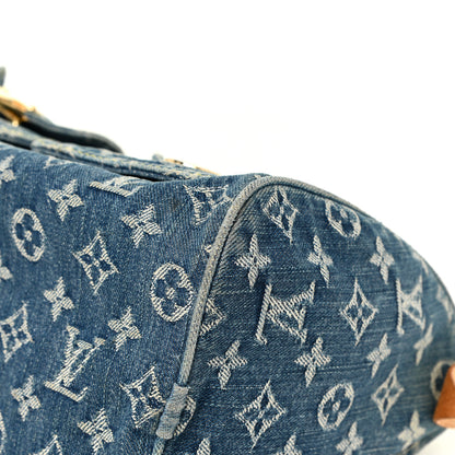 Louis Vuitton Monogram Denim Neo Speedy Blue 14 of 22
