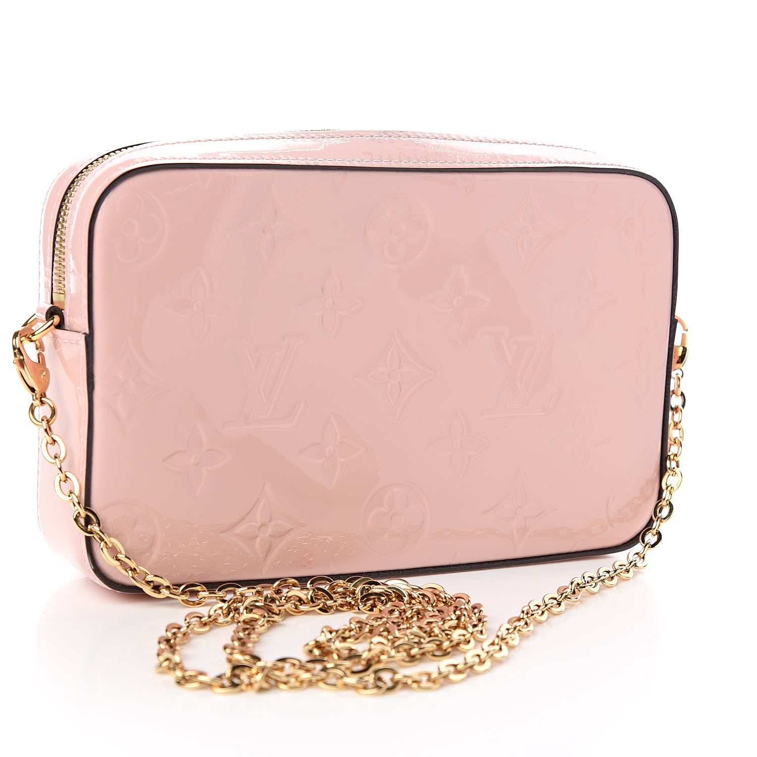 Louis Vuitton Vernis Camera Pouch Rose Ballerine 3 of 11