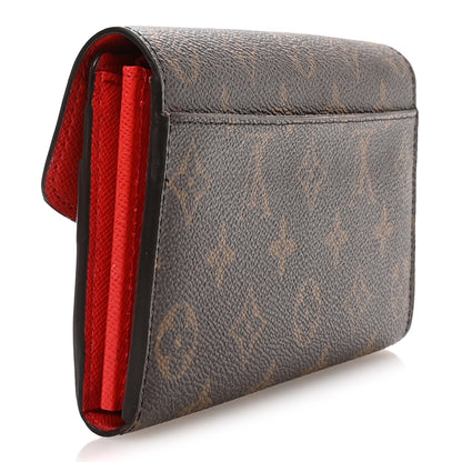 Louis Vuitton Monogram Sarah Wallet NM Coquelicot 3 of 8