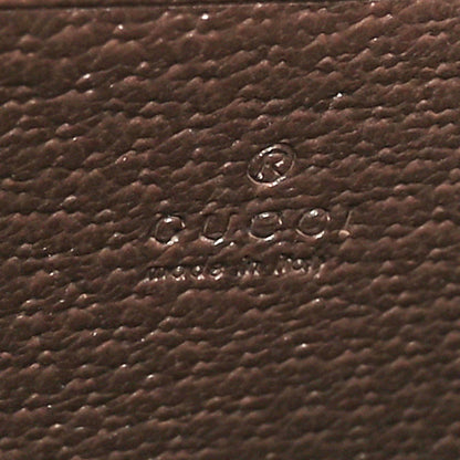 Gucci Monogram Jumbo GG Textured Dollar Calfskin Mini Dionysus Chain Wallet Camel Ebony New Acero 6 of 11