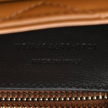 Saint Laurent Calfskin Y Quilted Monogram Small Loulou Chain Satchel Dark Natural 9 of 11