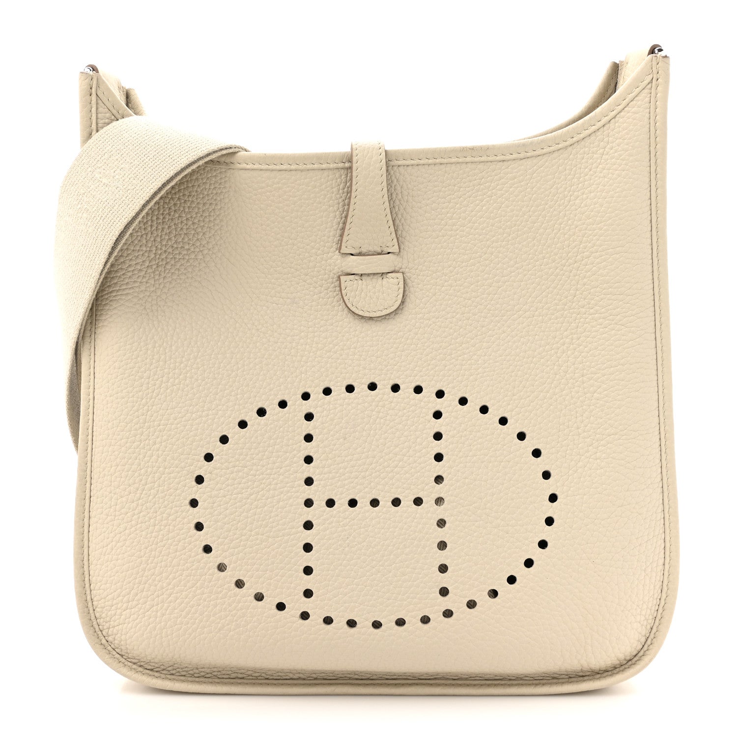 Hermes Taurillon Clemence EVELYNE III PM Beton 1 of 12