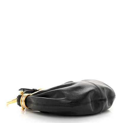 Chloe Grained Calfskin Mini Bracelet Hobo Bag Black 4 of 10