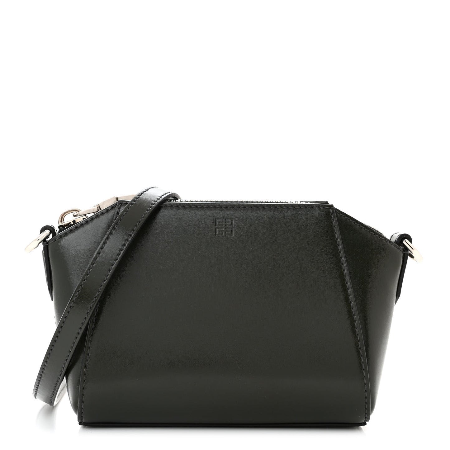 Smooth Calfskin Nano Antigona Green Forest
