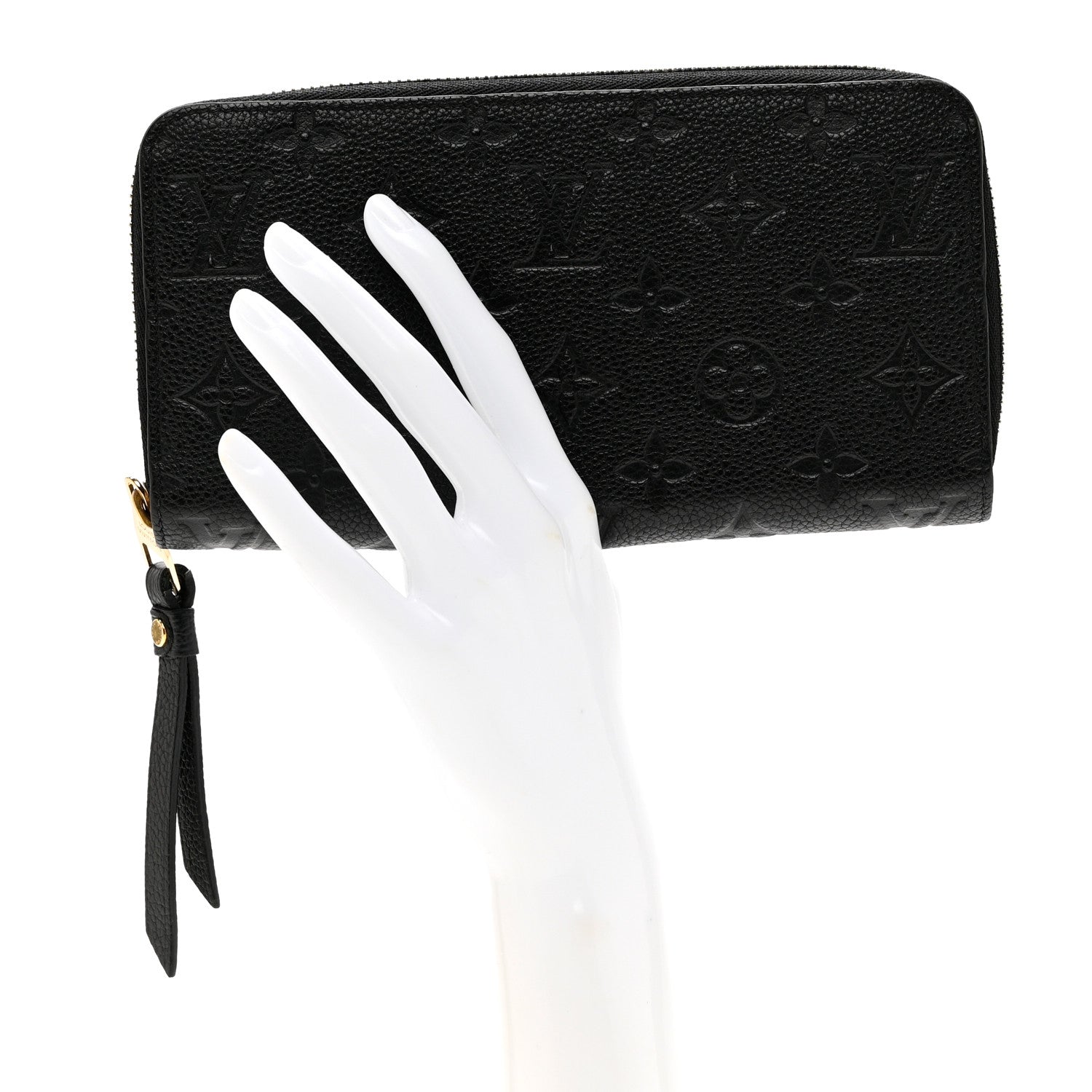 Louis Vuitton Empreinte Zippy Wallet Black 2 of 8