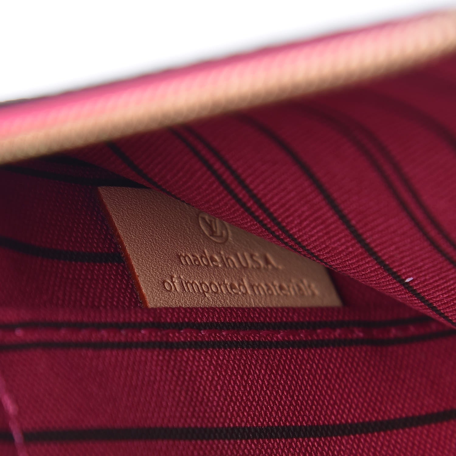 Louis Vuitton Monogram Neverfull MM GM Pochette Pivoine 8 of 10