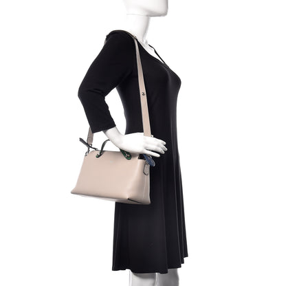 Fendi Vitello Dolce 4 Color Medium By The Way Boston Bag Grigio Polvere Emerald Multicolor 2 of 9