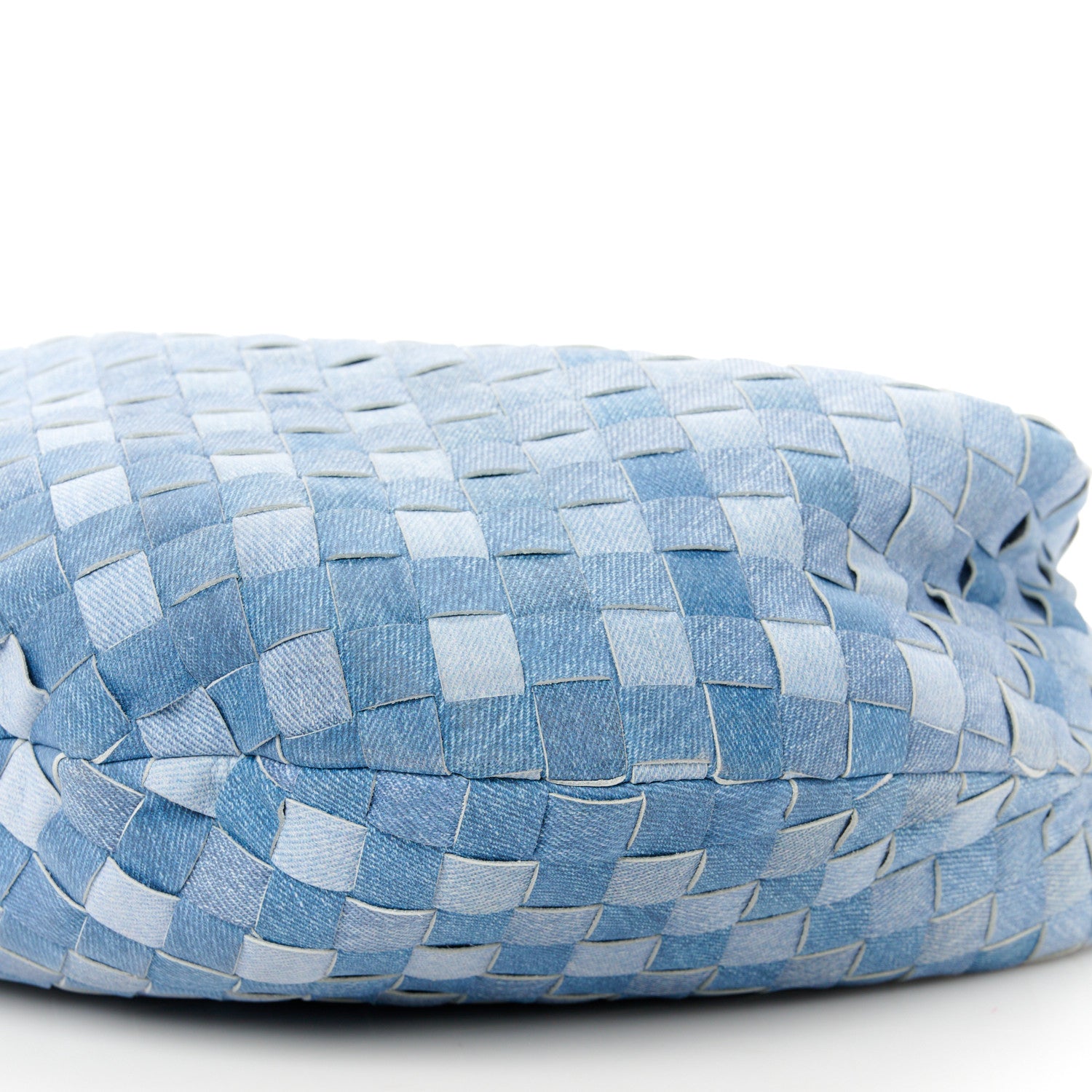 Bottega Veneta Nappa Denim Effect Intrecciato Teen Jodie Hobo Denim 11 of 11
