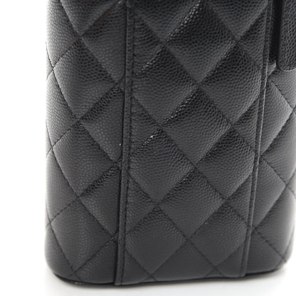 Chanel Caviar Quilted Phone Holder With Chain Black 11 of 12