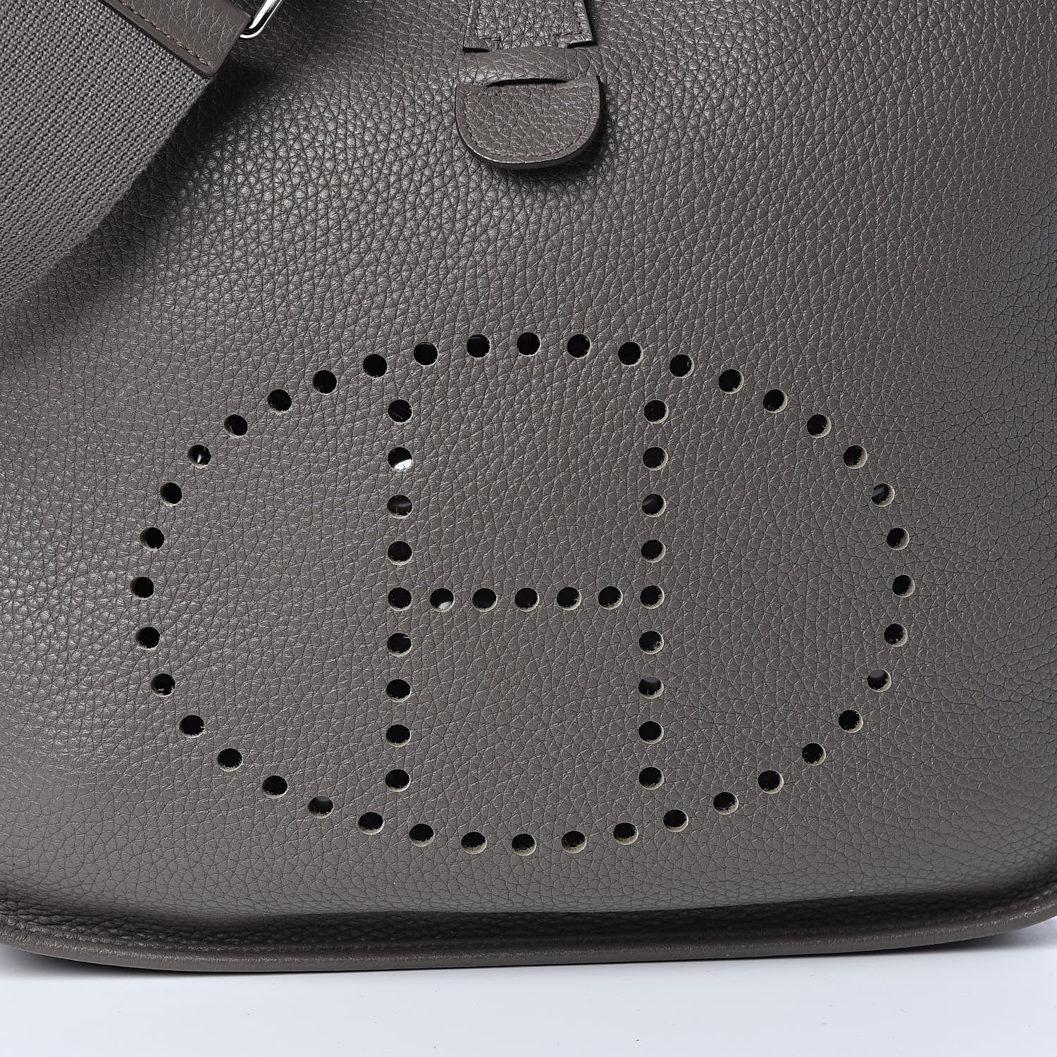 Hermes Taurillon Clemence Evelyne III GM Etain 11 of 11