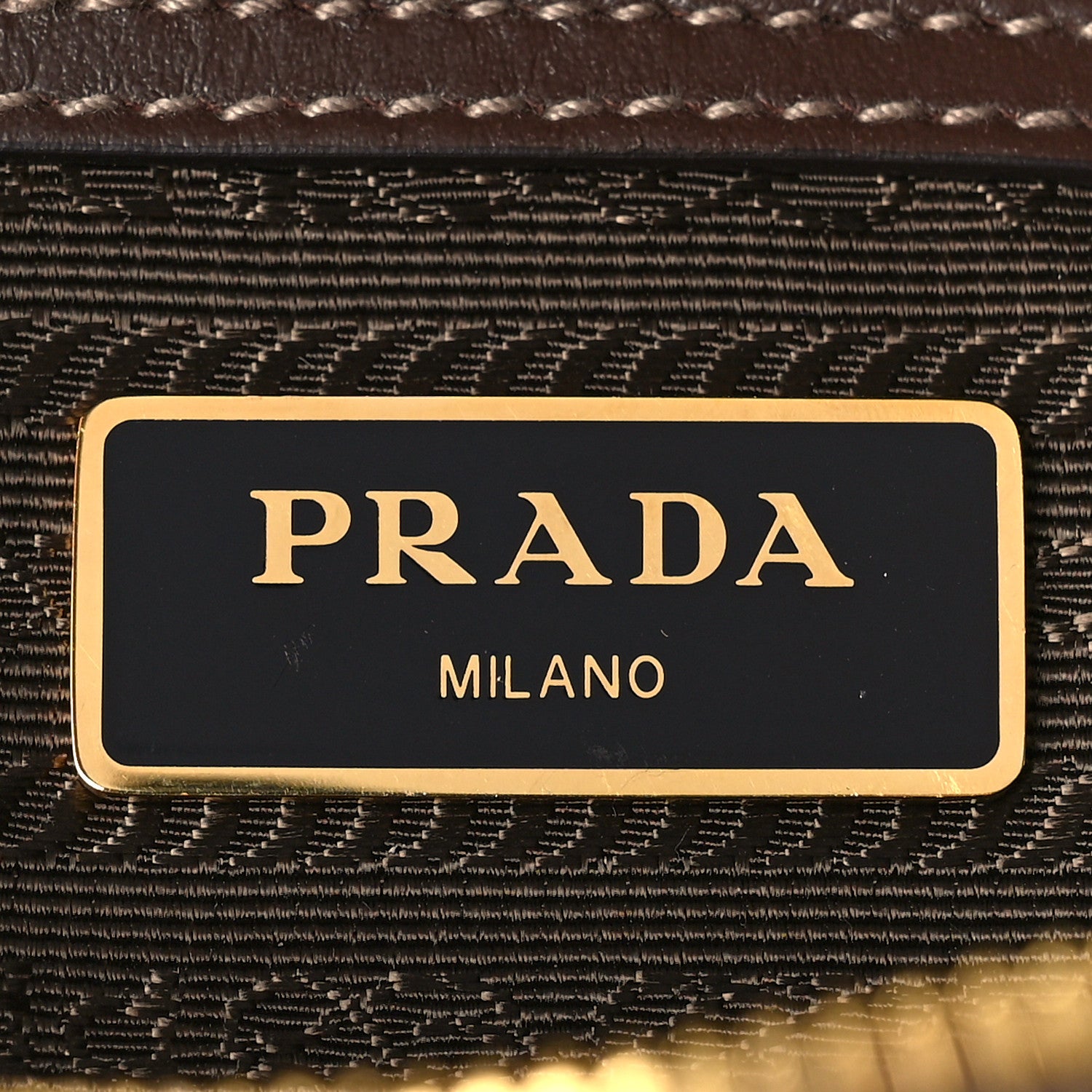 Prada Jacquard Logo Camera Bag Corda Bruciato 5 of 9