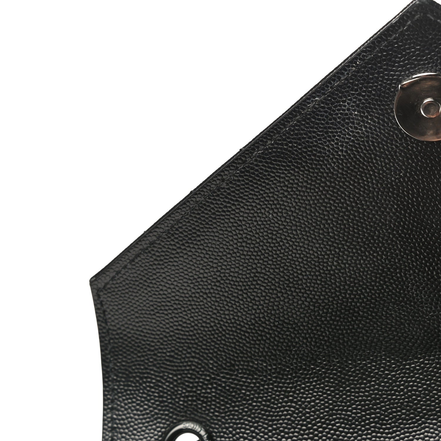 Saint Laurent Grain De Poudre Textured Mixed Matelasse Triquilt Small Monogram Satchel Black 11 of 11