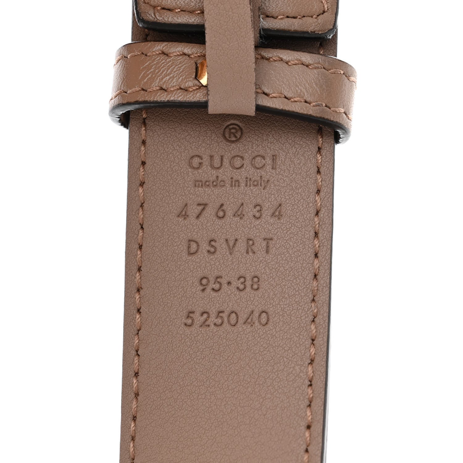 Gucci Calfskin Matelasse GG Marmont Belt Bag 95 38 Porcelain Rose 8 of 13