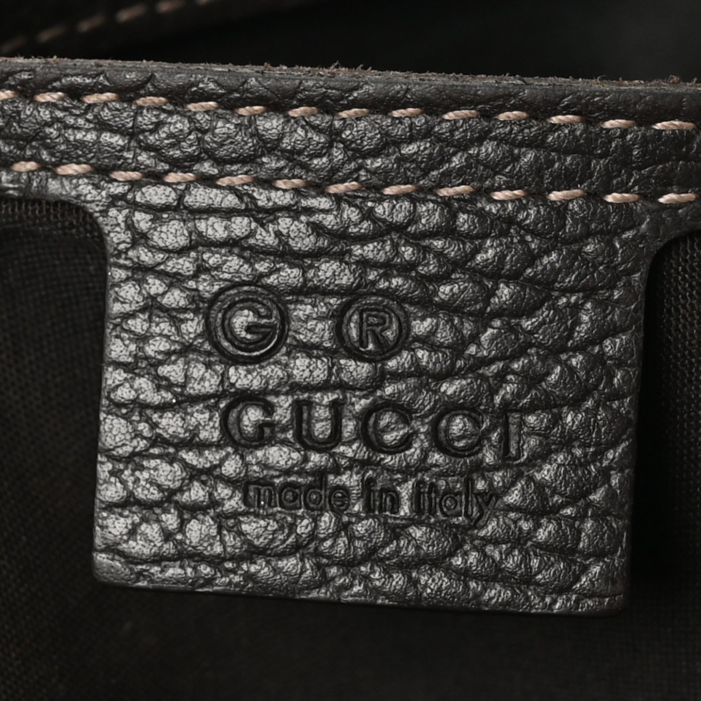 Crystal Monogram Abbey Messenger Bag Beige Dark Brown