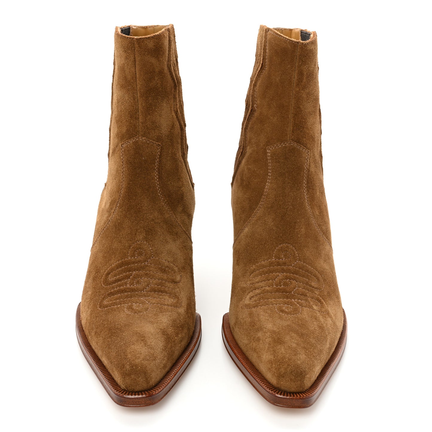 Suede Womens Vegas Ankle Boot 36.5 Brun Fume