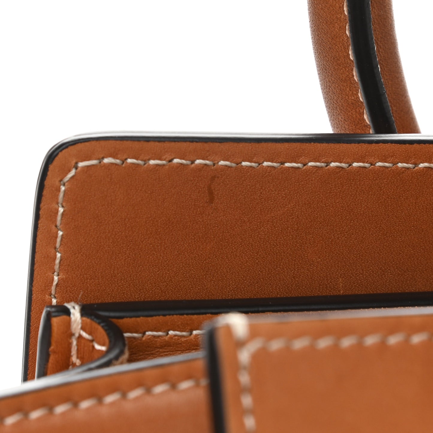 Natural Calfskin Micro Luggage Tan