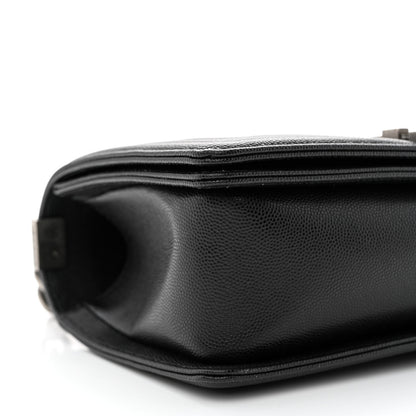 Chanel Caviar Quilted Medium Boy Flap Black 8 of 10