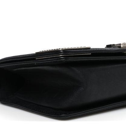 Chanel Calfskin Quilted Metal Embellished Paris Dallas Medium Boy Flap Black 9 of 10