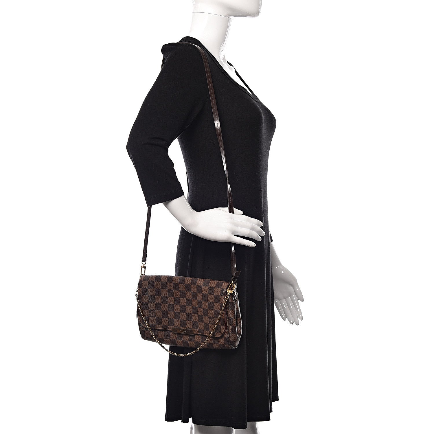 Louis Vuitton Damier Ebene Favorite MM 2 of 13