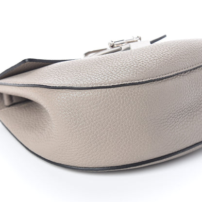 Chloe Grained Lambskin Drew Shoulder Bag Motty Grey 8 of 9