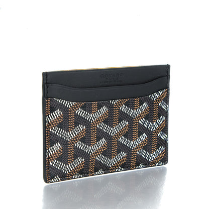 Goyard Goyardine Saint Sulpice Card Holder Black 3 of 7