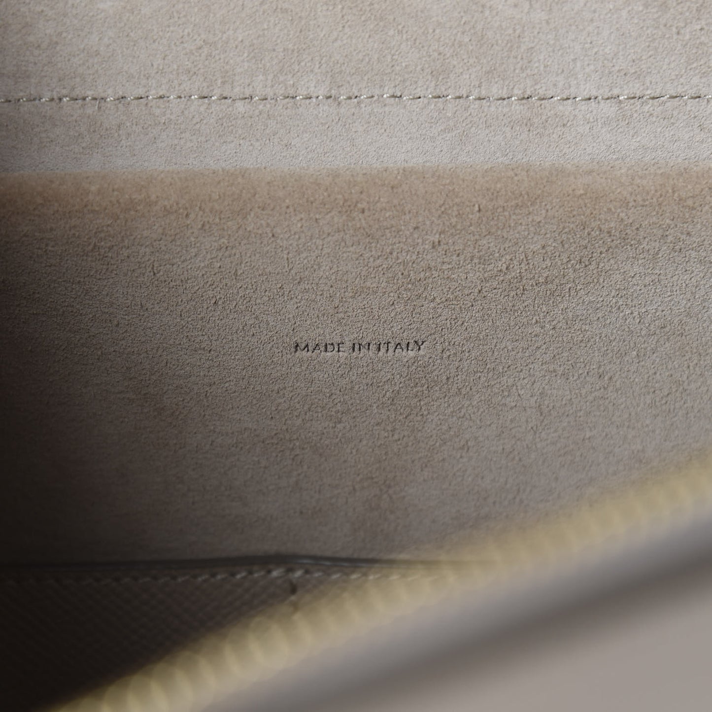 Grained Calfskin Mini Belt Bag Light Taupe