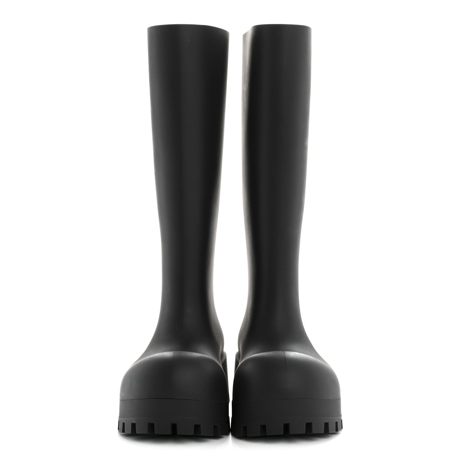 Balenciaga Rubber Bulldozer Rain Boots 38 Black 2 of 7
