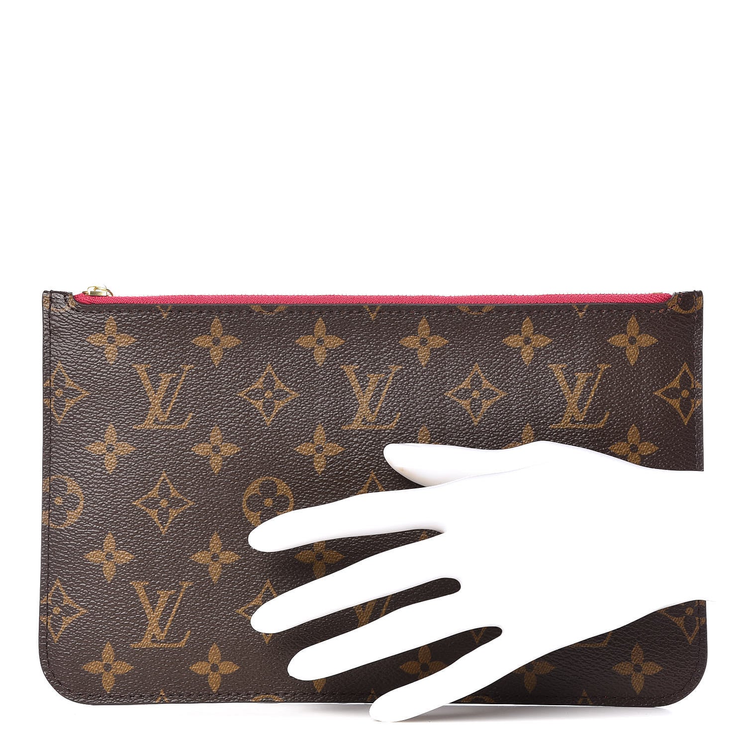 Louis Vuitton Monogram Neverfull MM GM Pochette Pivoine 2 of 7