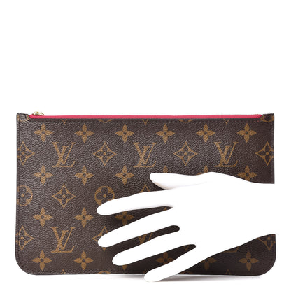 Louis Vuitton Monogram Neverfull MM GM Pochette Pivoine 2 of 7