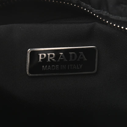 Prada Tessuto Nylon Chain Shopping Tote Black 6 of 10