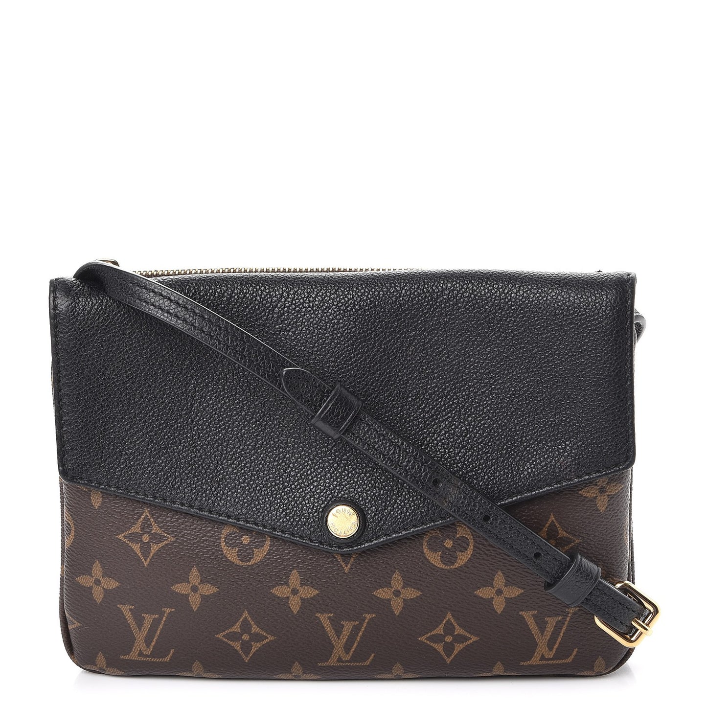 Monogram Twice Pochette Black